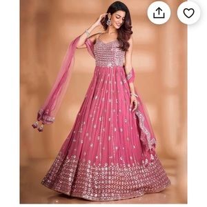 Bollywood Style Pink Kurti Dress